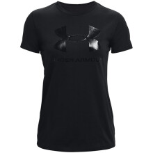 Under Armour Dames Live Sportstyle Graphic Korte Mouwen T-Shirt, Zwart (002)/Zwart, Medium