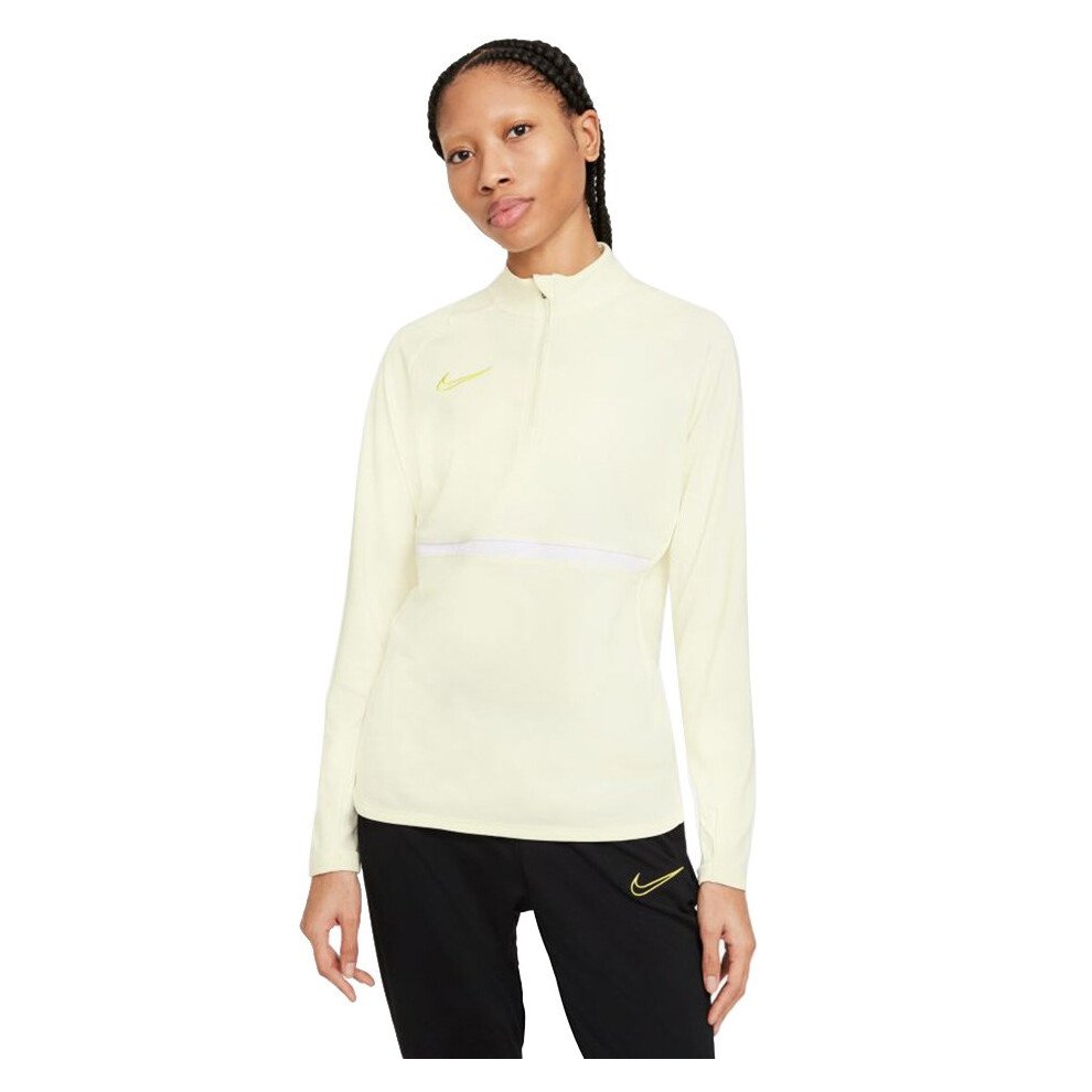 Nike NK Df Academy 21 Drill Top Women's Sweatshirt Beige CV2653 113 XL