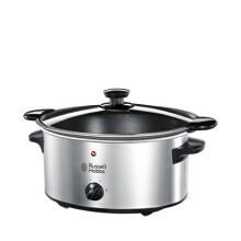 Elektrische Slowcooker Inox 3,5L - Russell Hobbs - 3 Programma's - Afneembare Pan