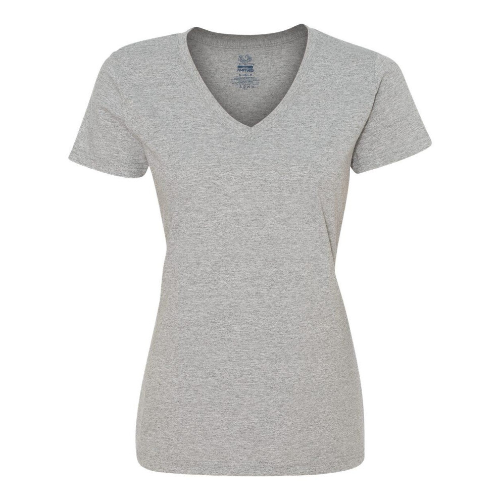 Fruit of the Loom HD Cotton Women's V-Neck T-Shirt