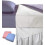 DWD Single Washable Bed Protector Pad - 2 Pack, Waterproof 2