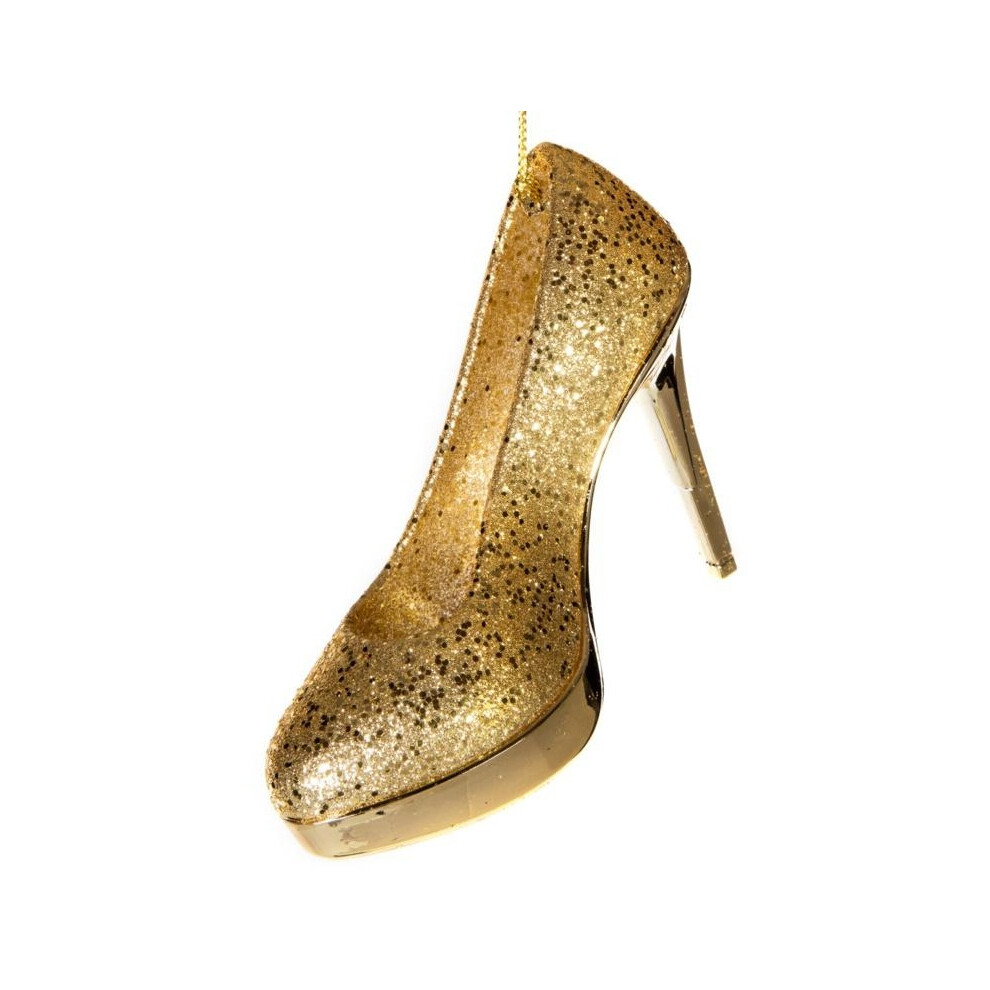 Premier Glitter High Heel Shoe Christmas Decoration