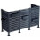 DWD Hanging Flower Planter Box - Galvanised Steel 6