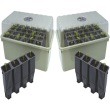 Garden Haven (2) 28 Cell Root-Trainer Kit - 12cm Deep, Ventilated Lid