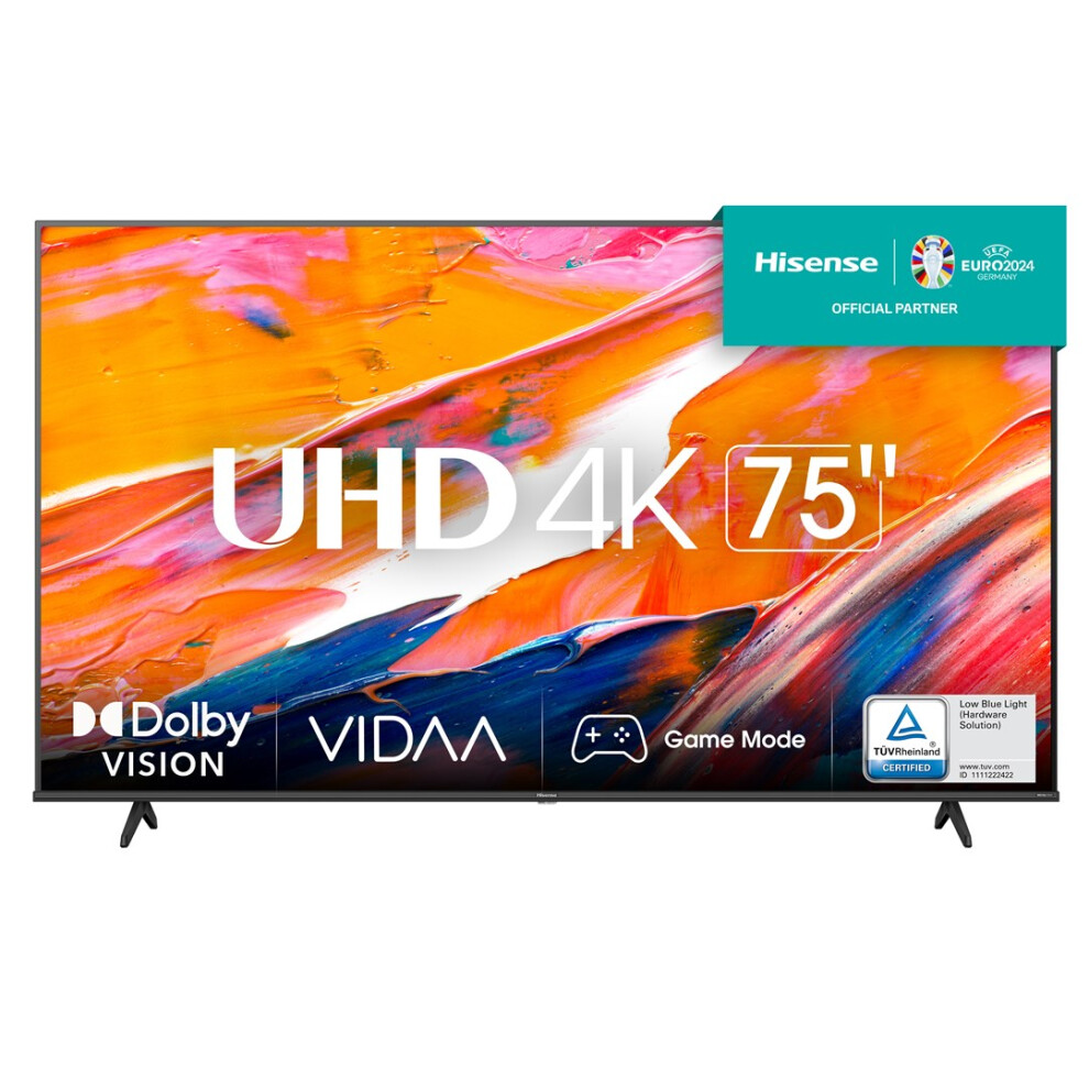 Hisense 75A6K TV 190.5 cm (75") 4K Ultra HD Smart TV Wi-Fi Black 350 cd/mÂ²