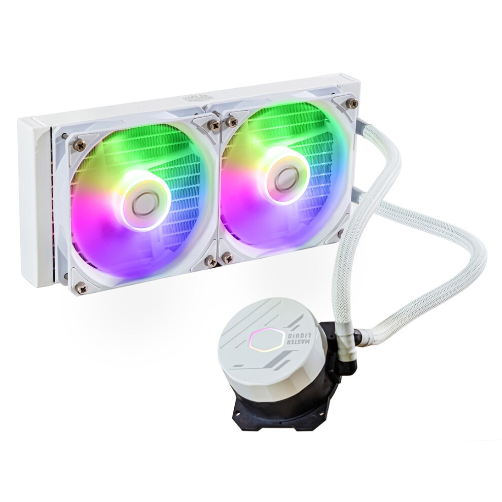 Cooler Master Masterliquid 240L Core Argb Processor Liquid Cooling Kit 12 Cm White 4719512137703