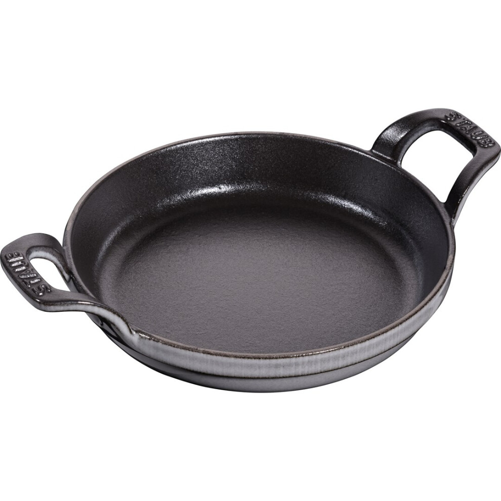 Staub Round Baking & Casserole Dish - 400 ml, Graphite