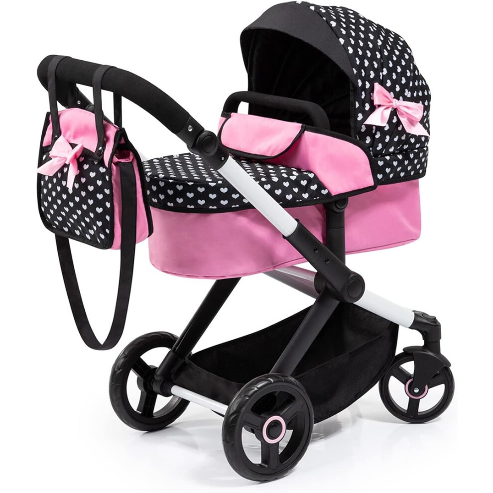 Bayer Doll Pram Design 17060Aa Xeo Deep Black/Pink
