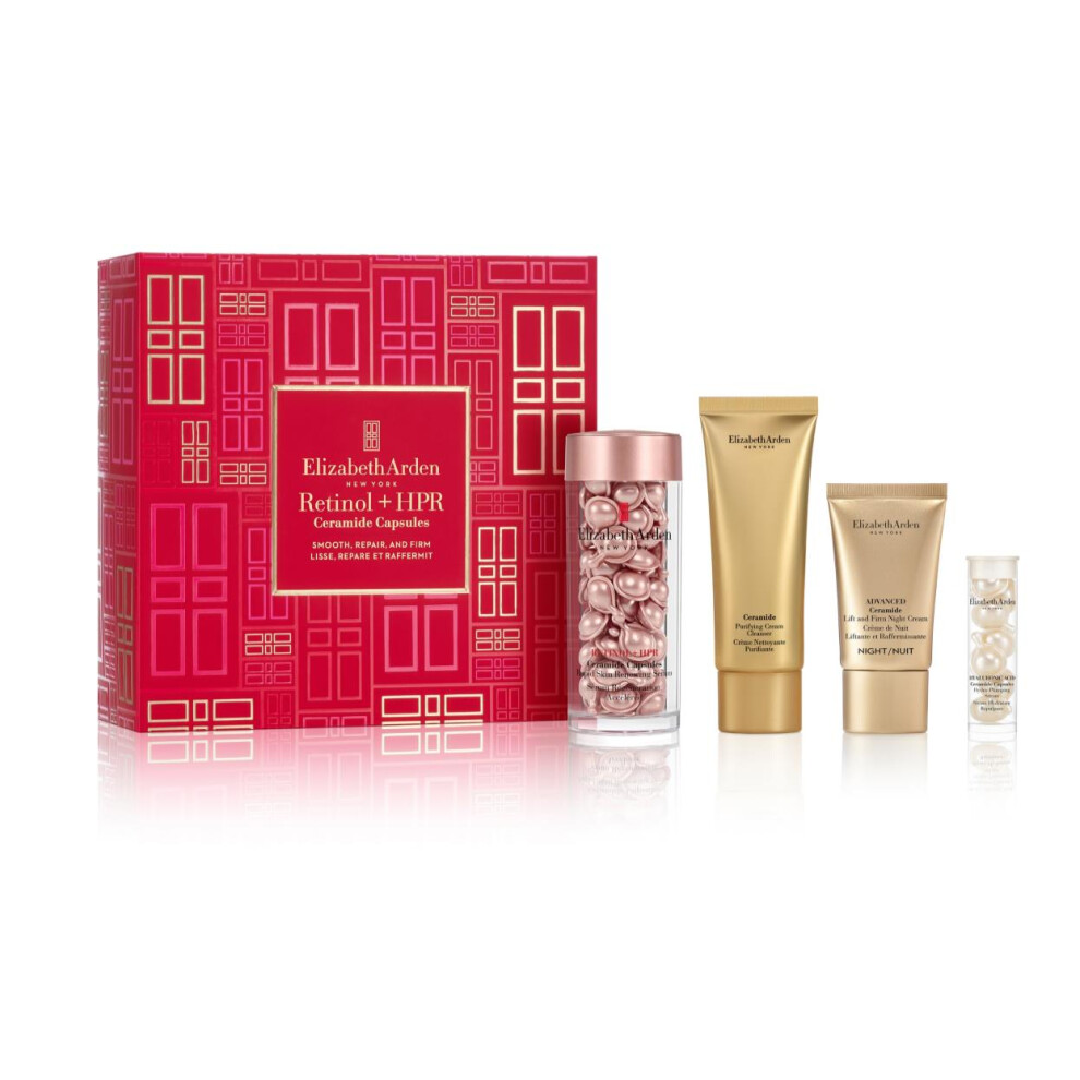 Elizabeth Arden Smooth, Repair & Firm 4-Piece Set including 60 Pc Retinol Capsules
