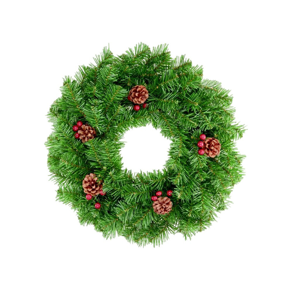 Premier Christmas Berries & Cones Wreath