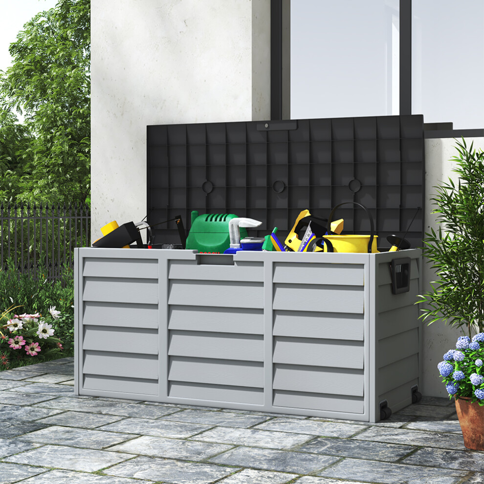 290L Outdoor Plastic Garden Storage Box