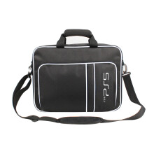 (Black) Carrying Case For Ps5 Console Storage Shoulder Crossbody Bags Handbag Gifts