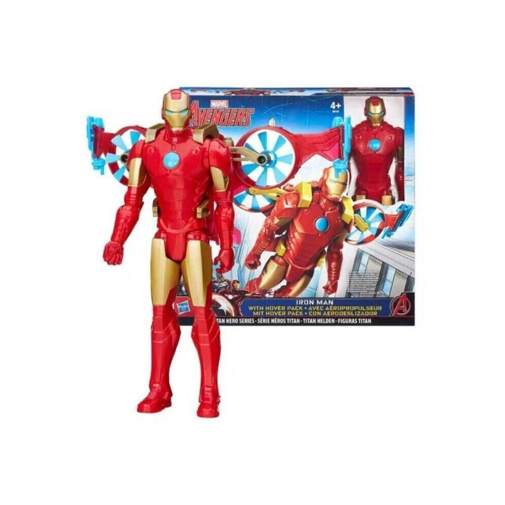 Iron Man Marvel Titan Hero Series Figure With Hover Pack