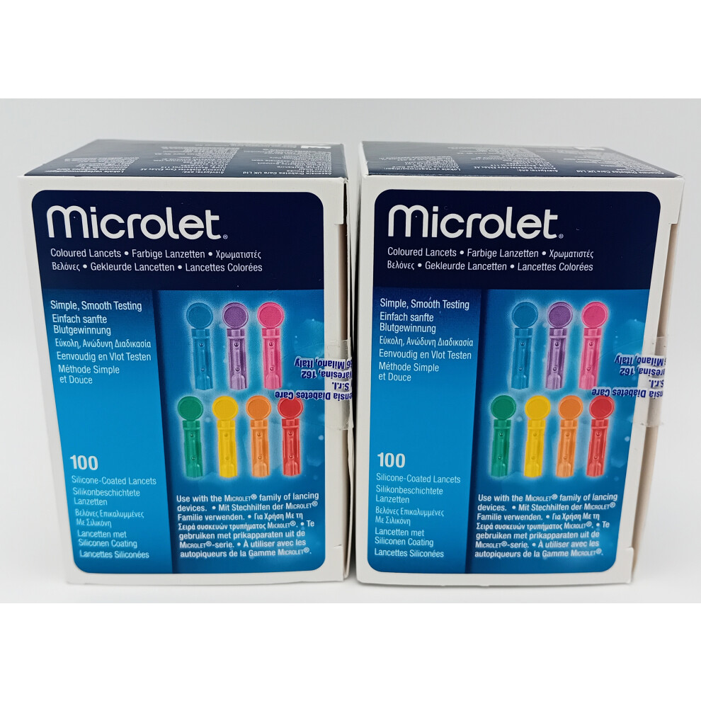 Microlet Lancets Box Of 100 X2 - Ref: Mic001