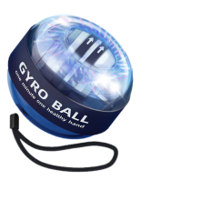 (Black) Equipment Fitness Gyroscopic Powerball Magnetic Iuminescence Gyro Wrist Ball