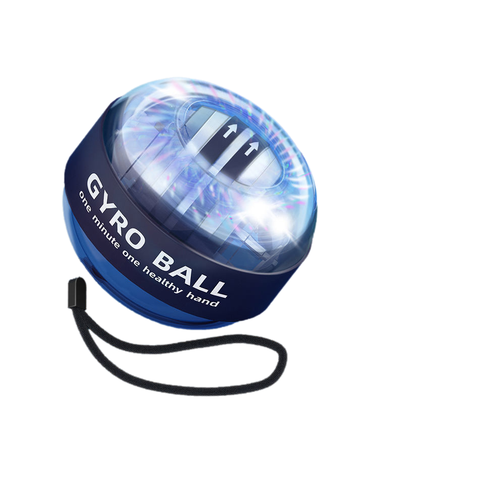 (Black) Equipment Fitness Gyroscopic Powerball Magnetic Iuminescence Gyro Wrist Ball Black