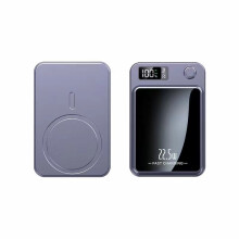 (Purple, 20000mah) For iPhone 100000mAh Magnetic Wireless Power Bank Fast Charger For Magsafe Portable Auxiliary Battery Pack For Xiaomi Samsung