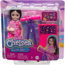 Barbie Chelsea Can Be Astronomer Set and Accessories telescope laptop
