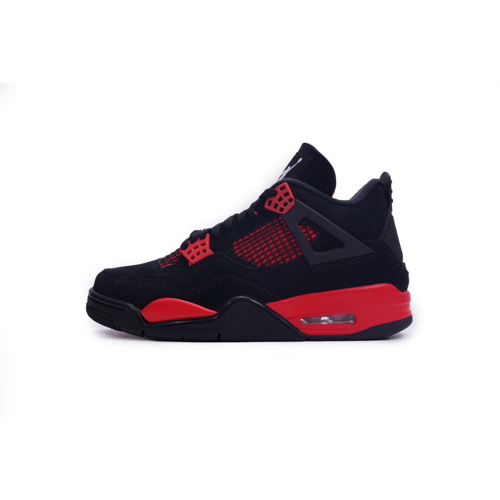 (EUR SIZE 40) Air Jordan 4 Red Thunder Basketball shoes