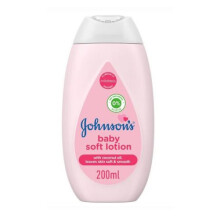 Johnson's Baby Soft Lotion with Coconut Oil Gentle Infant Moisturizer for Soft & Hydrated Skin - 200ml