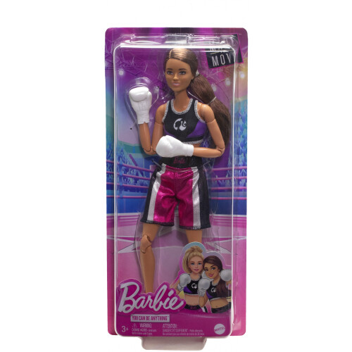 Barbie Made to Move Brunette Boxer Careers Fashion Doll