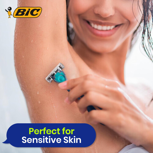 BIC BIC Soleil Sensitive Razor Refills 4 Cartridges Aloe Vera Vitamin E 2
