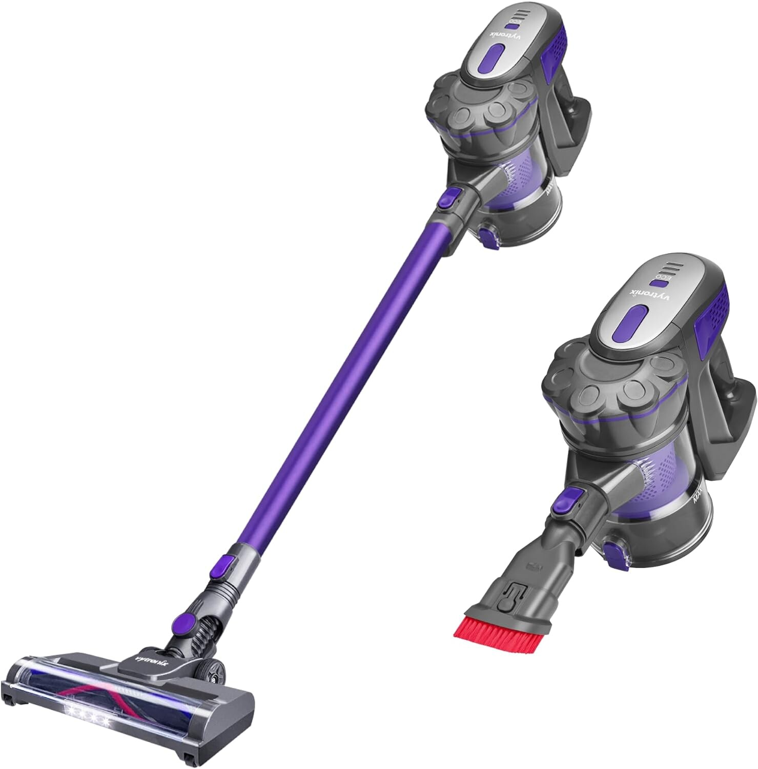 Cordless vacuum cleaner 22.2V Run time 45 minutes 3in1 upright