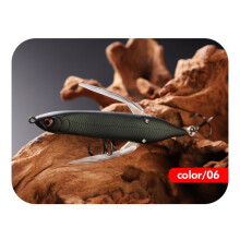 (Style D) Artificial Lure Floating Bionic Fishing Lures Fishing Tackle (Coffee)