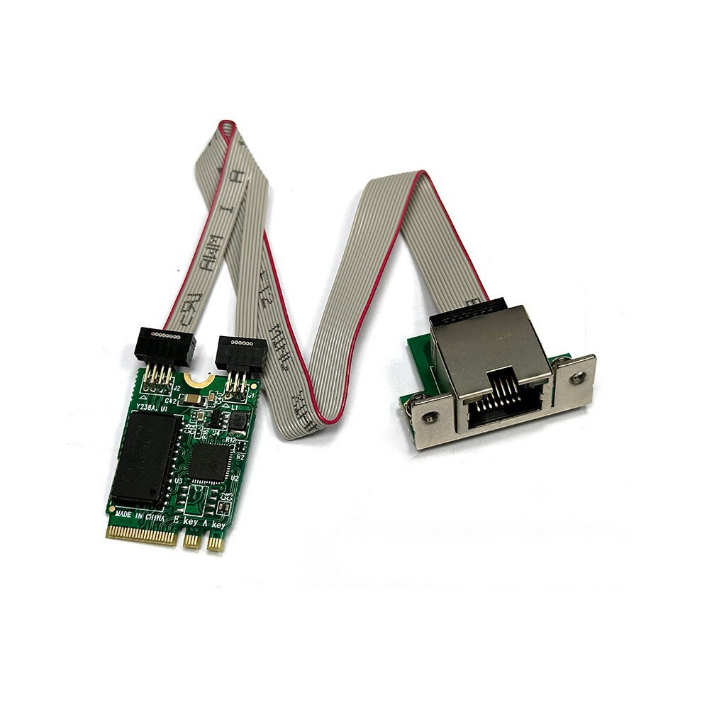 (M.2 A+E Nic 2.5G) M.2 Gigabit Lan Adapter 2.5G/1000/100Mbps Rj45 Network Card (M.2 A+E Nic 2.5G) 9417278164258