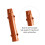 (Orange) Sushi Maker Mold Cylindrical Sushi Roller Mold Beginner Sushi Kit (White) 5