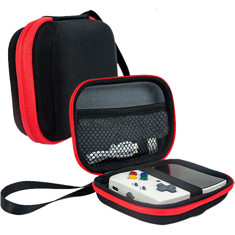Eva Storage Bag Shockproof Carrying Case With Lanyard For Miyoo Mini Plus/Rg35xx Black 9417278164555