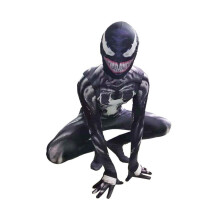 (11-12 ans) Déguisement Venom pour garçon - Super-héros - Fête d'Halloween - Cosplay - Combinaison et Bodysuit - Tenue de fête