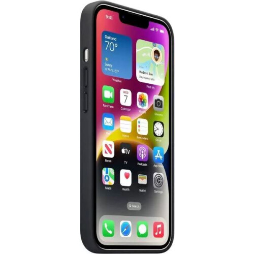 Apple Apple iPhone 14 Leather Case Ink 2