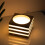LED table lamp - small lamp, table lamp, night light of bedroom, bedside, coffee table. Extremely simple solid wood, infinitely dimming (warm light). 1