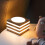LED table lamp - small lamp, table lamp, night light of bedroom, bedside, coffee table. Extremely simple solid wood, infinitely dimming (warm light). 4