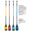 (Small Blade / Slim Shaft) RIDING NOT HIDING PADDLE ELITE - 2PC - TEAL 4