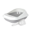 AllPetSolutions Cat Litter Tray with High Sides & Scoop, Grey 1