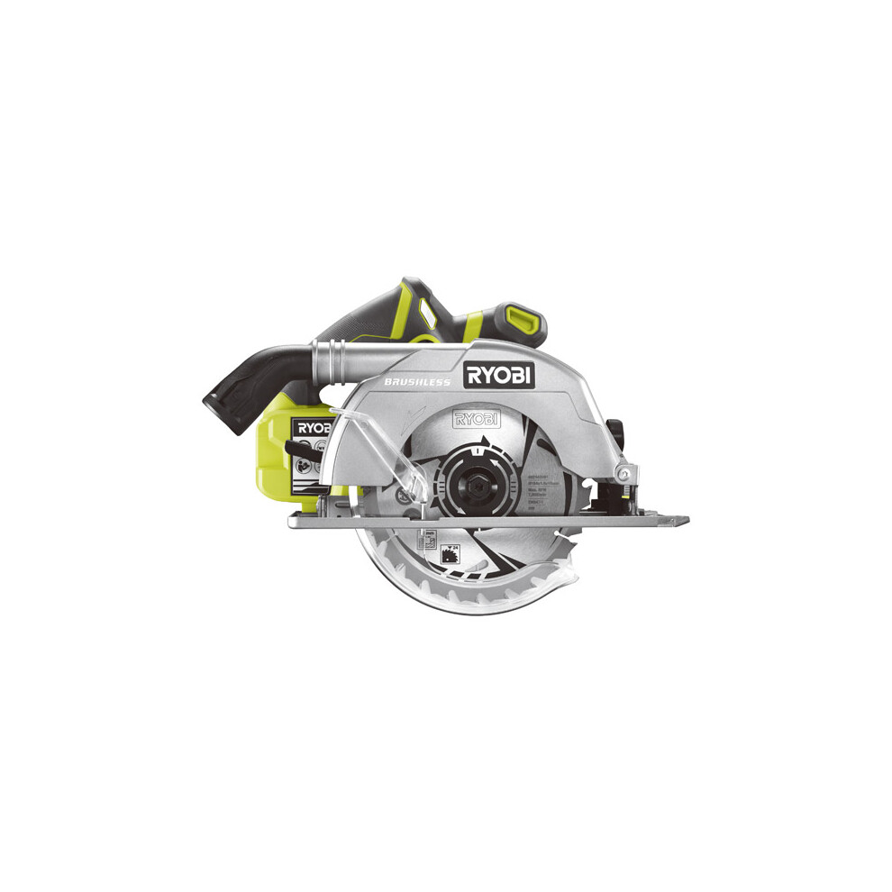 Ryobi ONE+ Brushless 184mm Circular Saw 18V R18CS7-0 - Tool Only