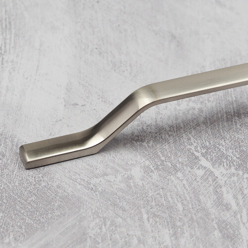 Nickel Kitchen Door Bar Handle Satin Brushed Silver Pull 160mm & 192mm 1