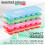 GEEZY GEEZY Ice Cube Tray with Lid Stackable Silicone Icecube Trays Reusable Moulds 4