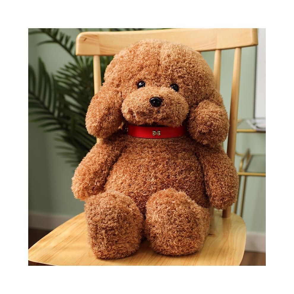 Sloert ( 25Cm/9.84In) Dog Poodle Plush Toys Pillow Room Decoration Ornament Children Gifts Pp Cotton Light/Brown