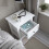 Noa and Nani Karlstad Bedside Table with 2 Drawers in Classic White 4