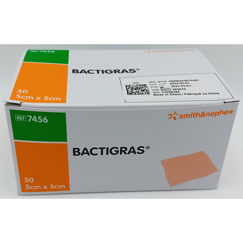 Bactigras 5cm x 5cm Box of 50 - REF: 7456 2