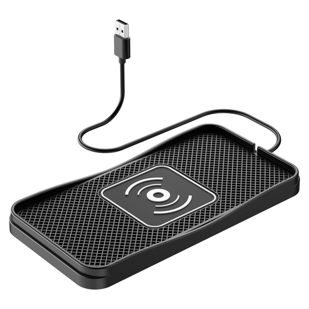 Chronus Wireless Charger,10W Wireless Car Charger Charging Pad Fast Wireless Phone Charger Pad Andriod Galaxy Note10/S21/S10/S9/S22(Black) Black 6976918001047