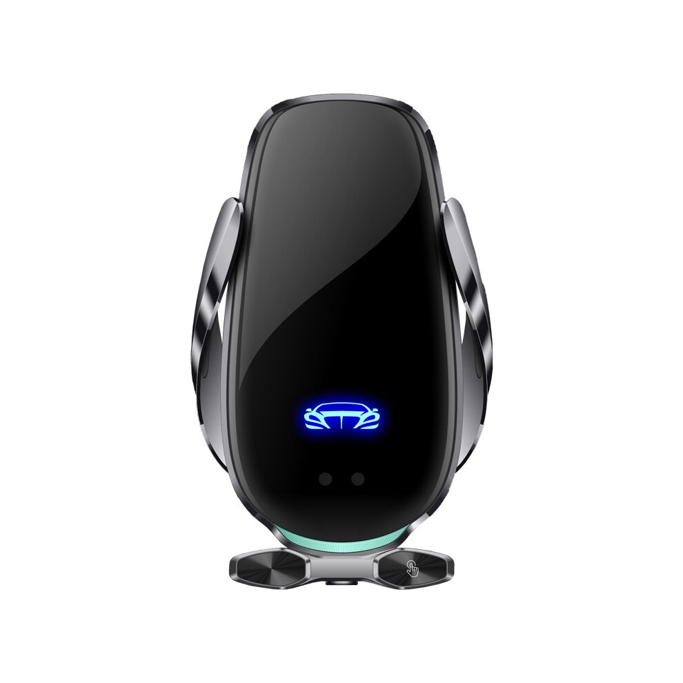 Chronus Wireless Car Charger Mount, Fast Charging Auto Clamping 15W Intelligent Dual Control Induction Car Phone Holder Mount For All Iphone 6976918001122