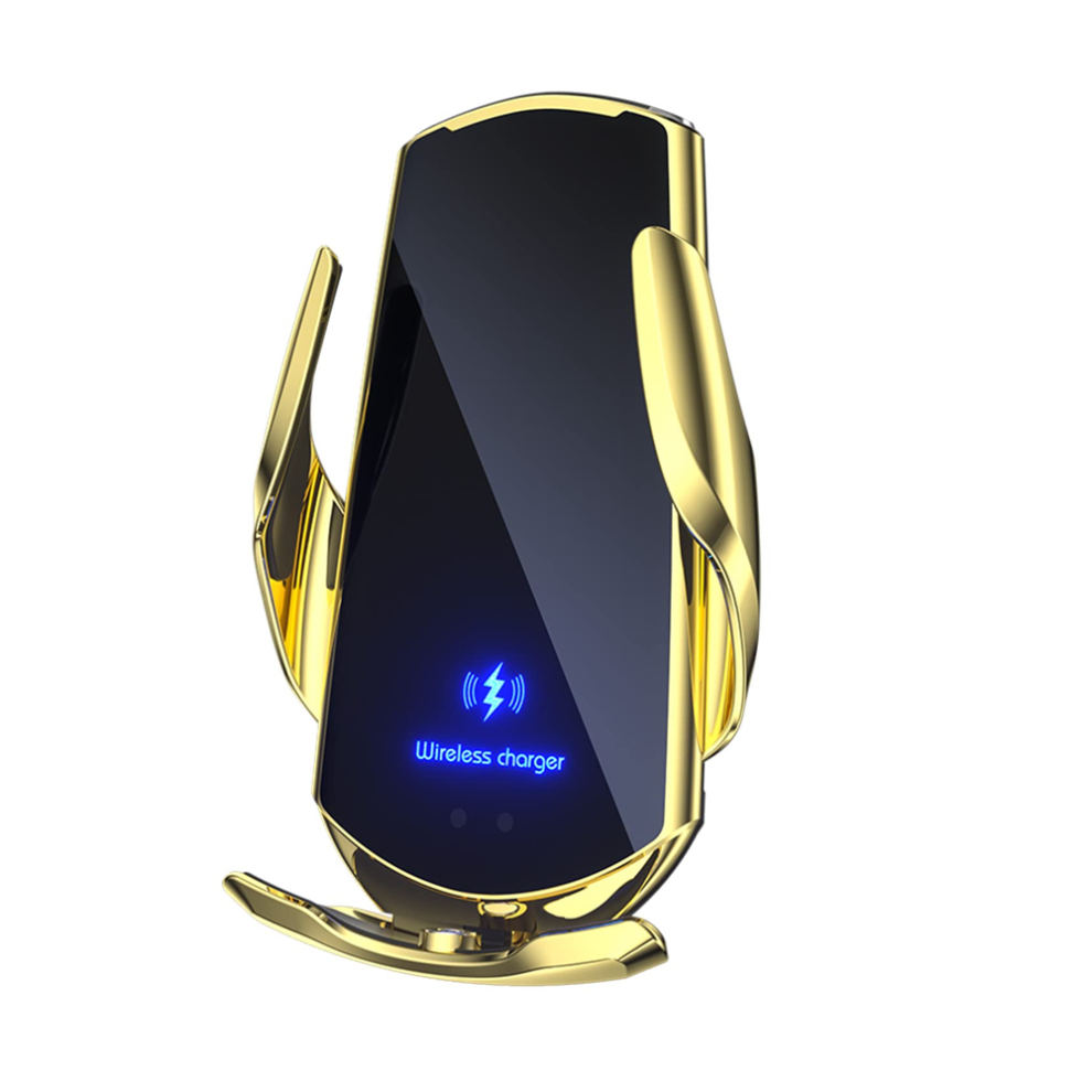 Chronus Wireless Car Charger Automotive Electric Induction 15W Wireless Charger Car Vent Mount Bracket Fast Charging Auto-Clamping Car Phone 6976918000989