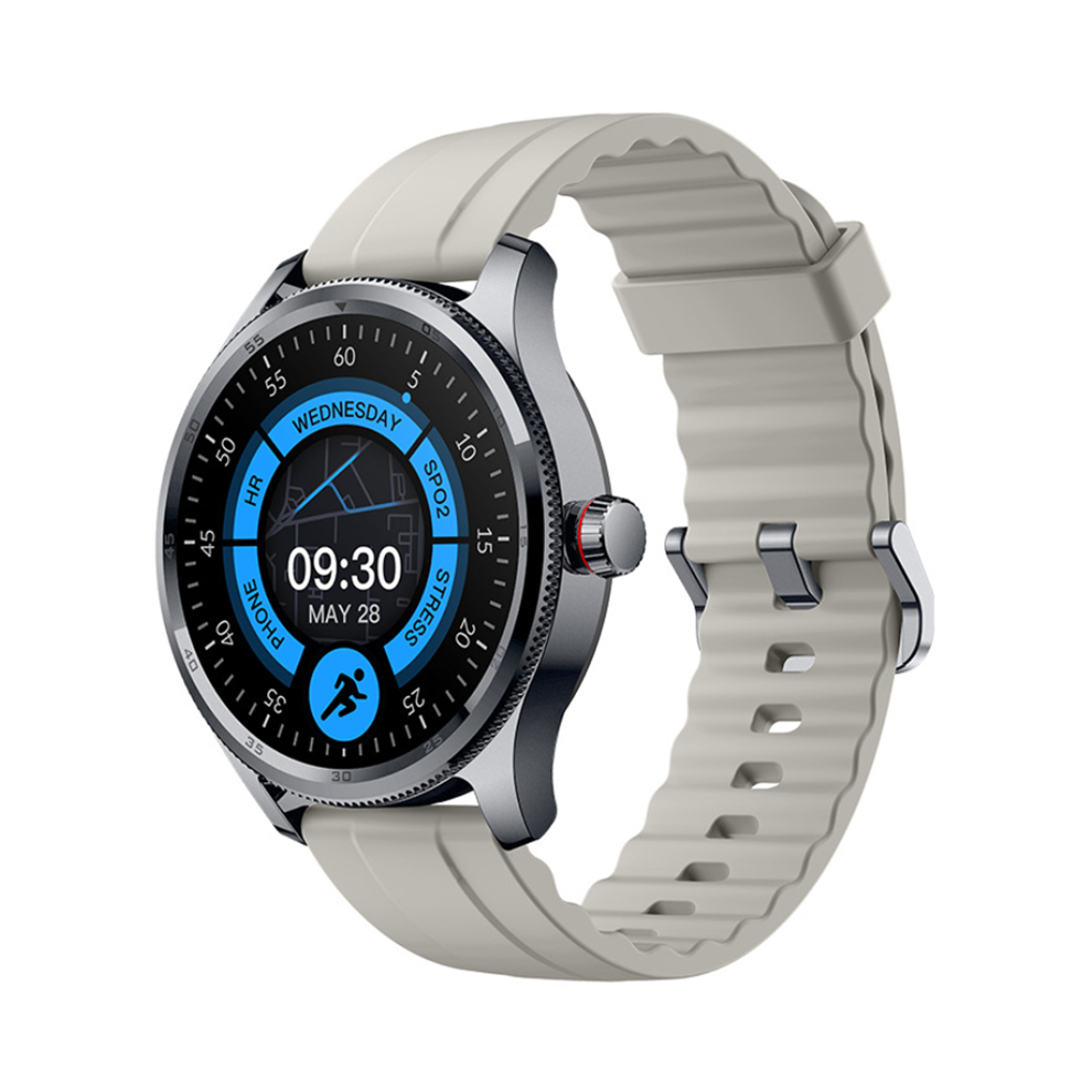 Chronus Smart Watch Bluetooth Calling Voice Assistant Sports Health Heart Rate Blood Oxygen Monitoring Smart Assistant(White) White 6976918000378