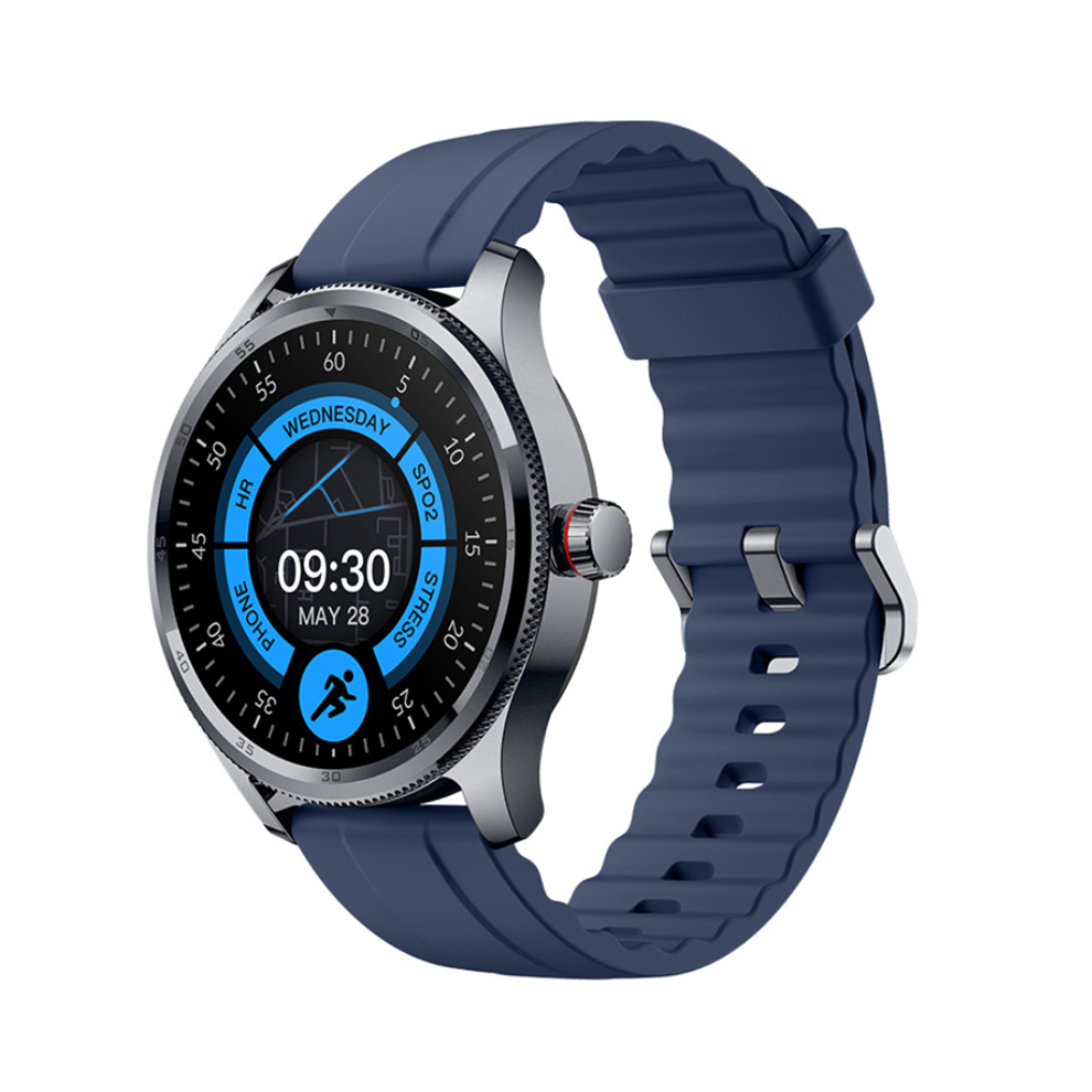 Chronus Smart Watch Tooth Calling Voice Assistant Sports Health Heart Rate Blood Oxygen Monitoring Smart Assistant(Blue) Blue 6976918000361