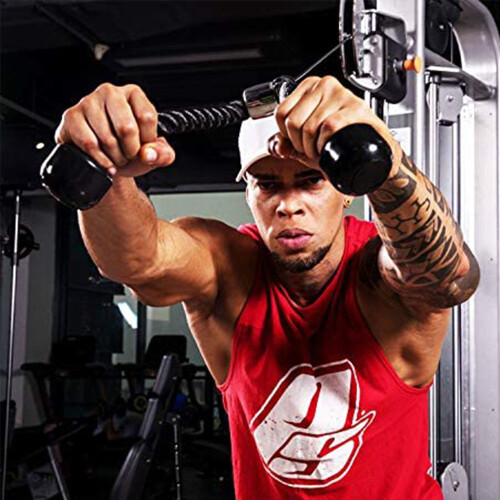 Triceps Rope Rope Pull Rope Pieces Triceps Rope Set with Training Pull Down Rope Triceps training rope 2