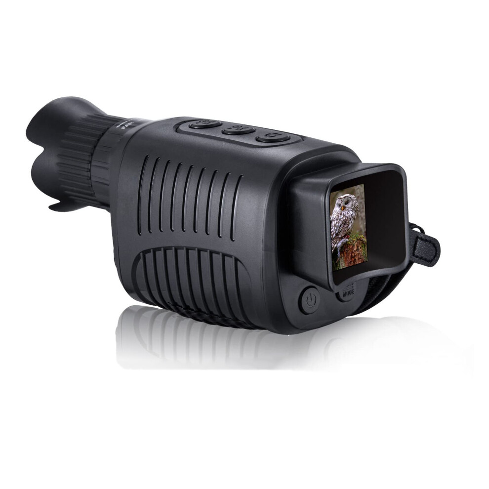 Chronus Digital Night Vision Monocular For 100% Darkness, 1080P Full Hd Video Long Distance Infrared Night Vision Goggles Binoculars For Hunting, 6976918000781